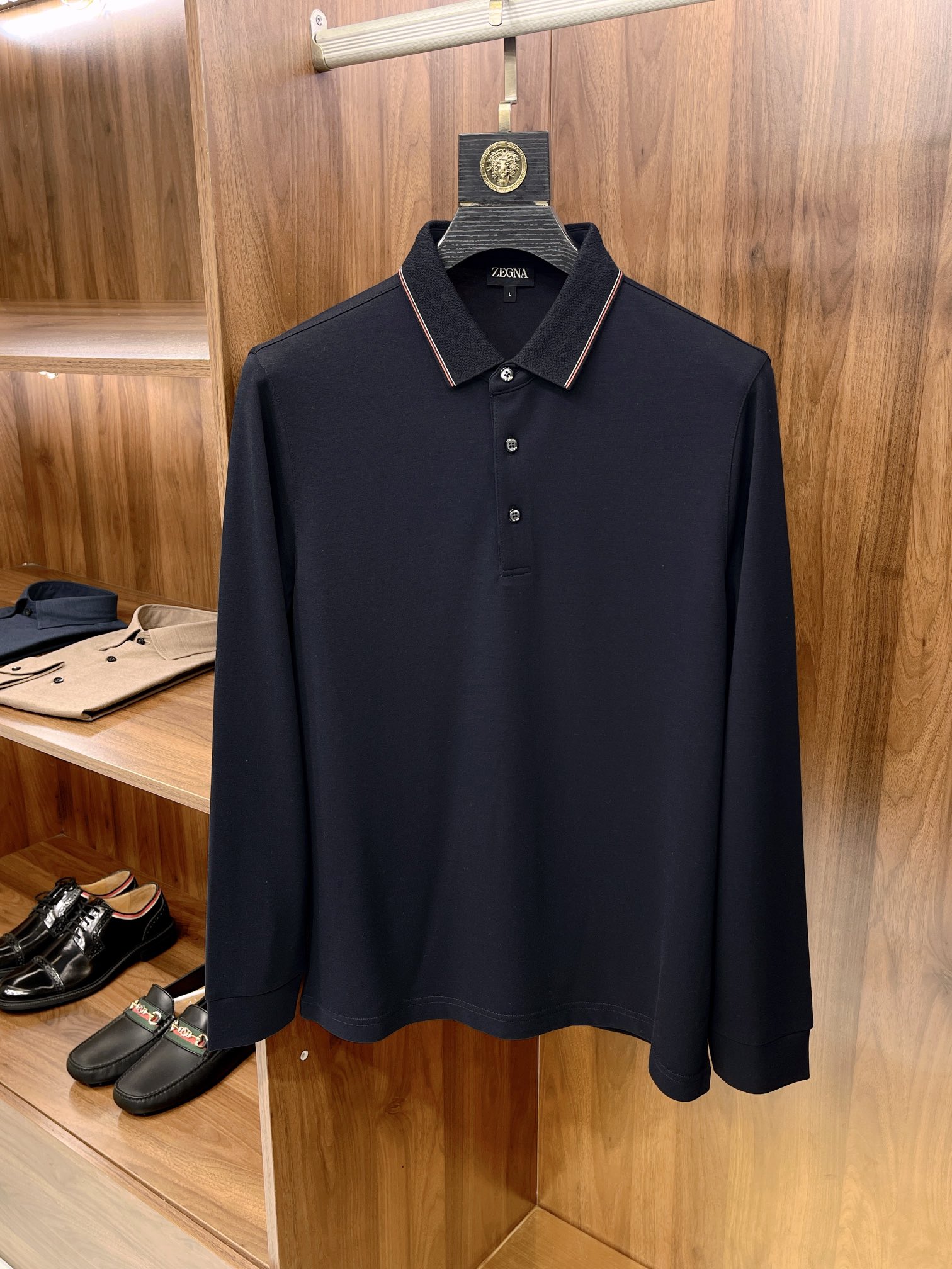 제냐 Zegna 긴팔 티셔츠
