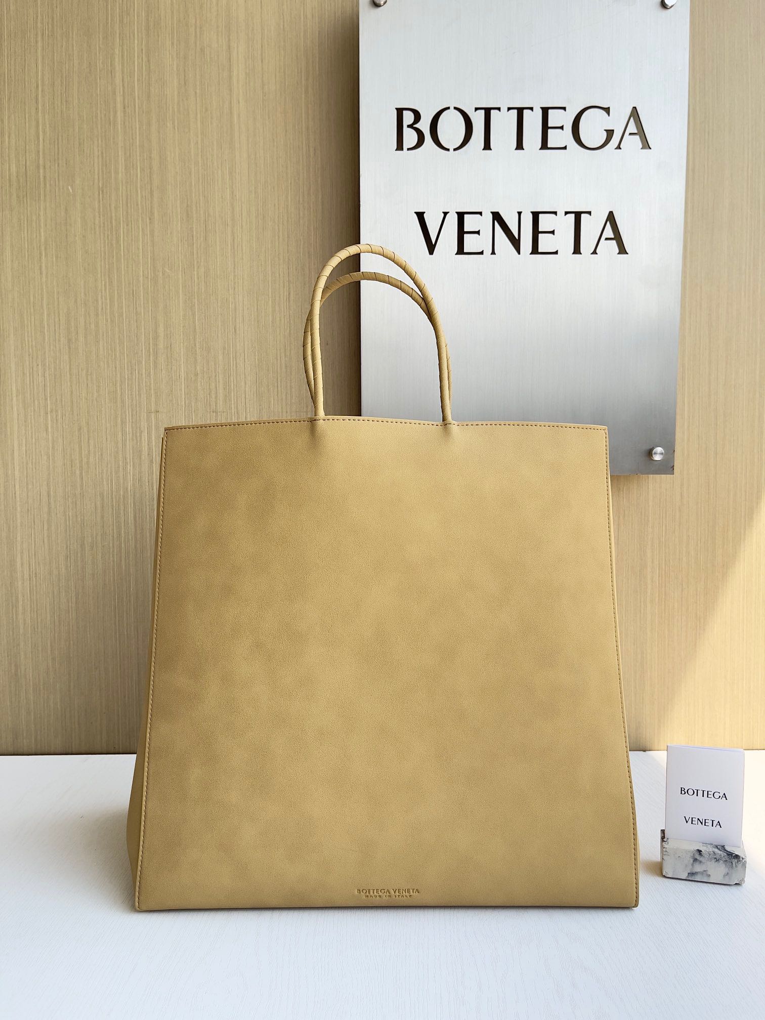 보테가베네타 Bottega Veneta he Medium Brown Bag Kraft 741557 38cm