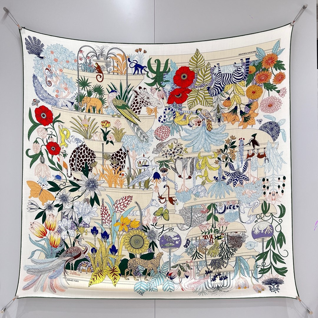 에르메스 Hermes 숄 136×137CM