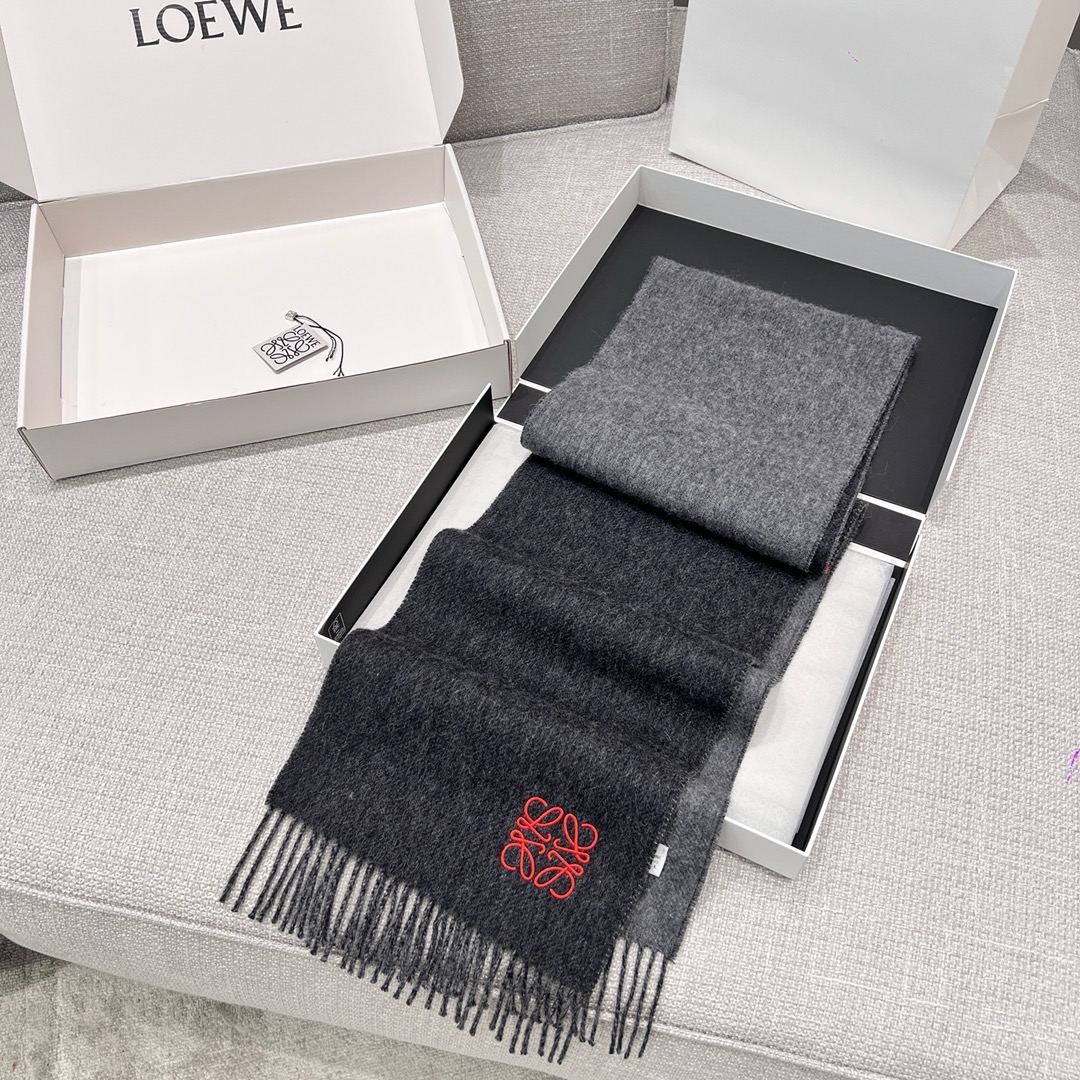 로에베 Loewe 캐시미어 스카프 180×30CM
