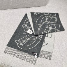 에르메스 Hermes  스카프 캐시미어 195×40CM