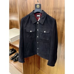 브루넬로 쿠치넬리 Brunello Cucineli 레더 재킷