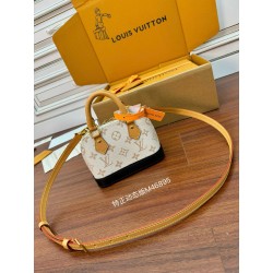 루이비통 Louis Vuitton M46895 NANO ALMA 탑 핸들백 18CM