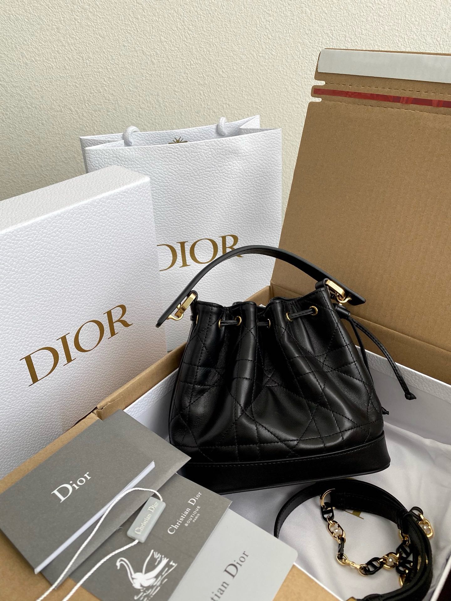 디올 Dior 7060 Marlema 버킷 백 17CM