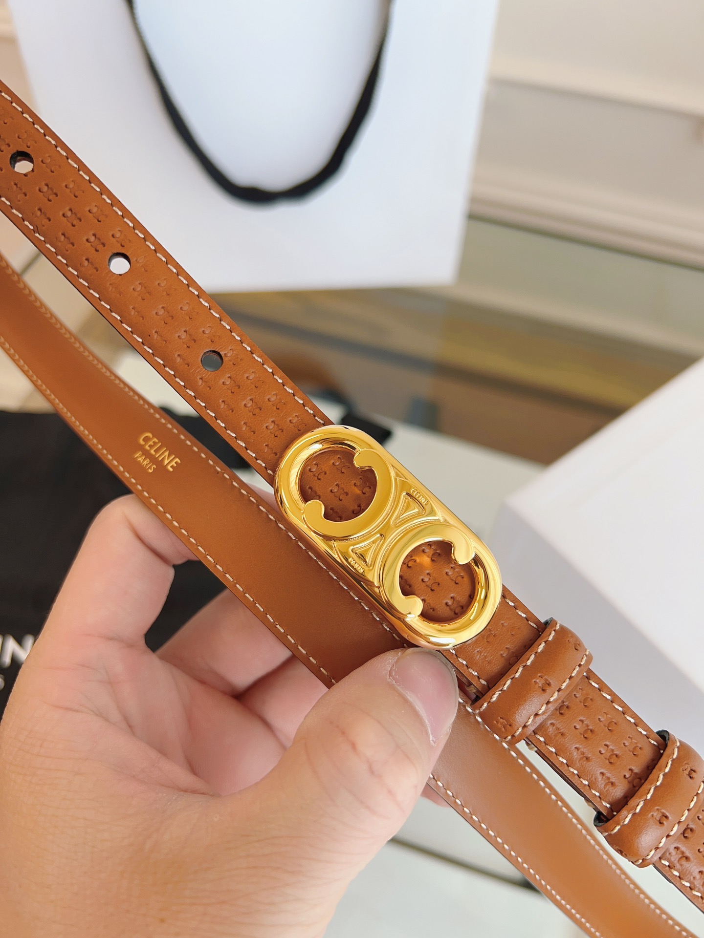 셀린느 CELINE 벨트 18mm