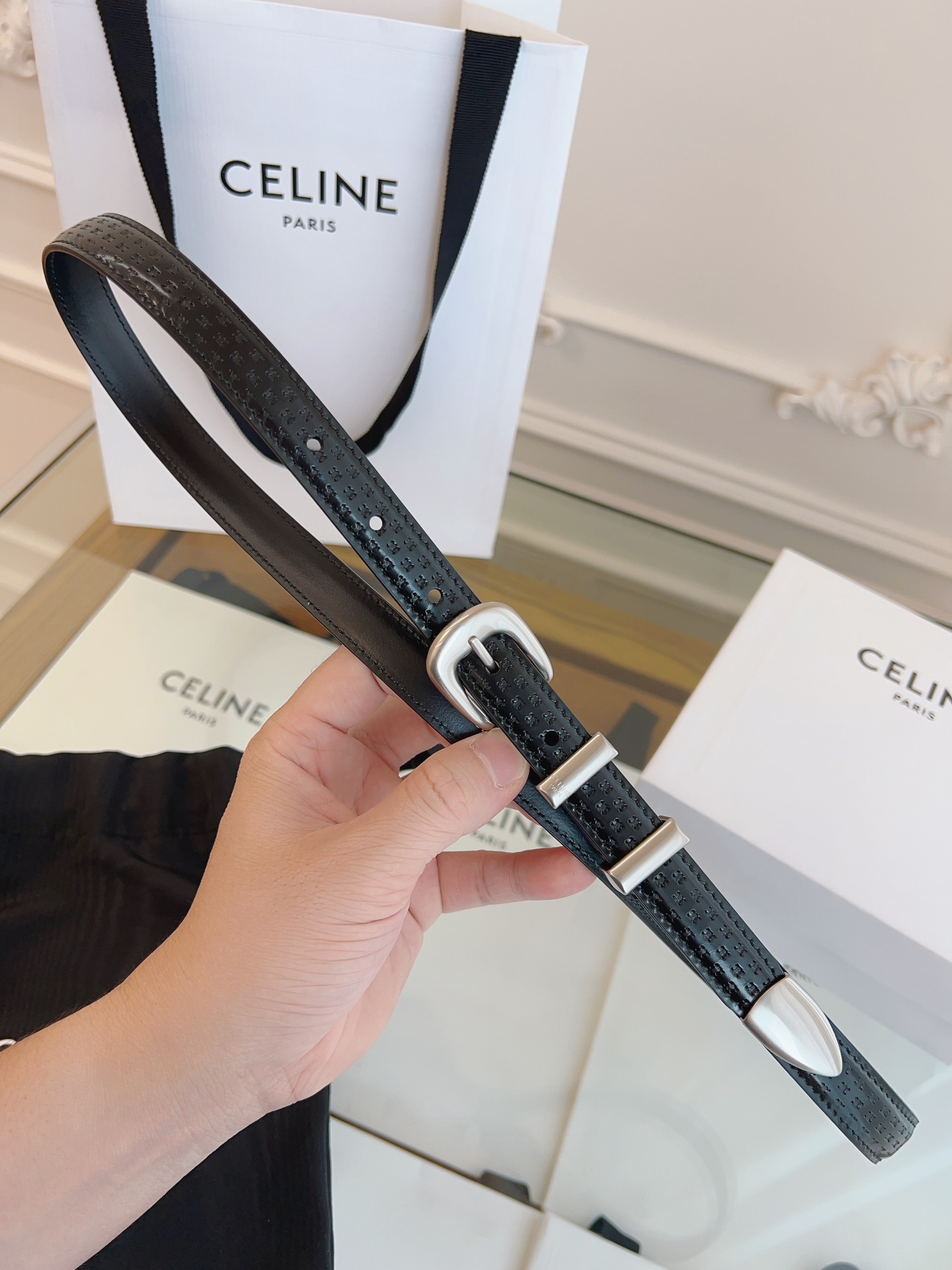 셀린느 CELINE 벨트 18mm