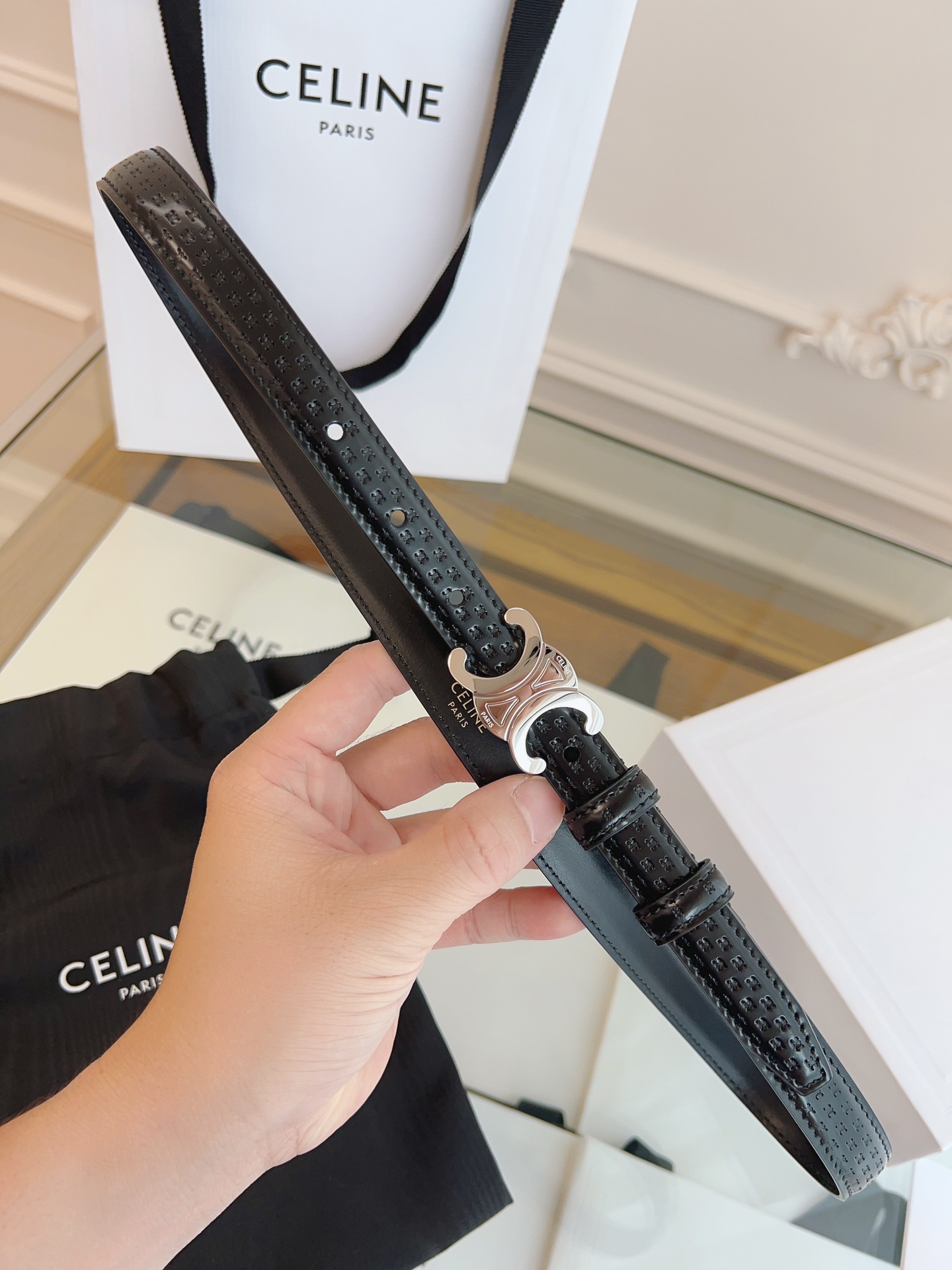 셀린느 CELINE 벨트 18mm