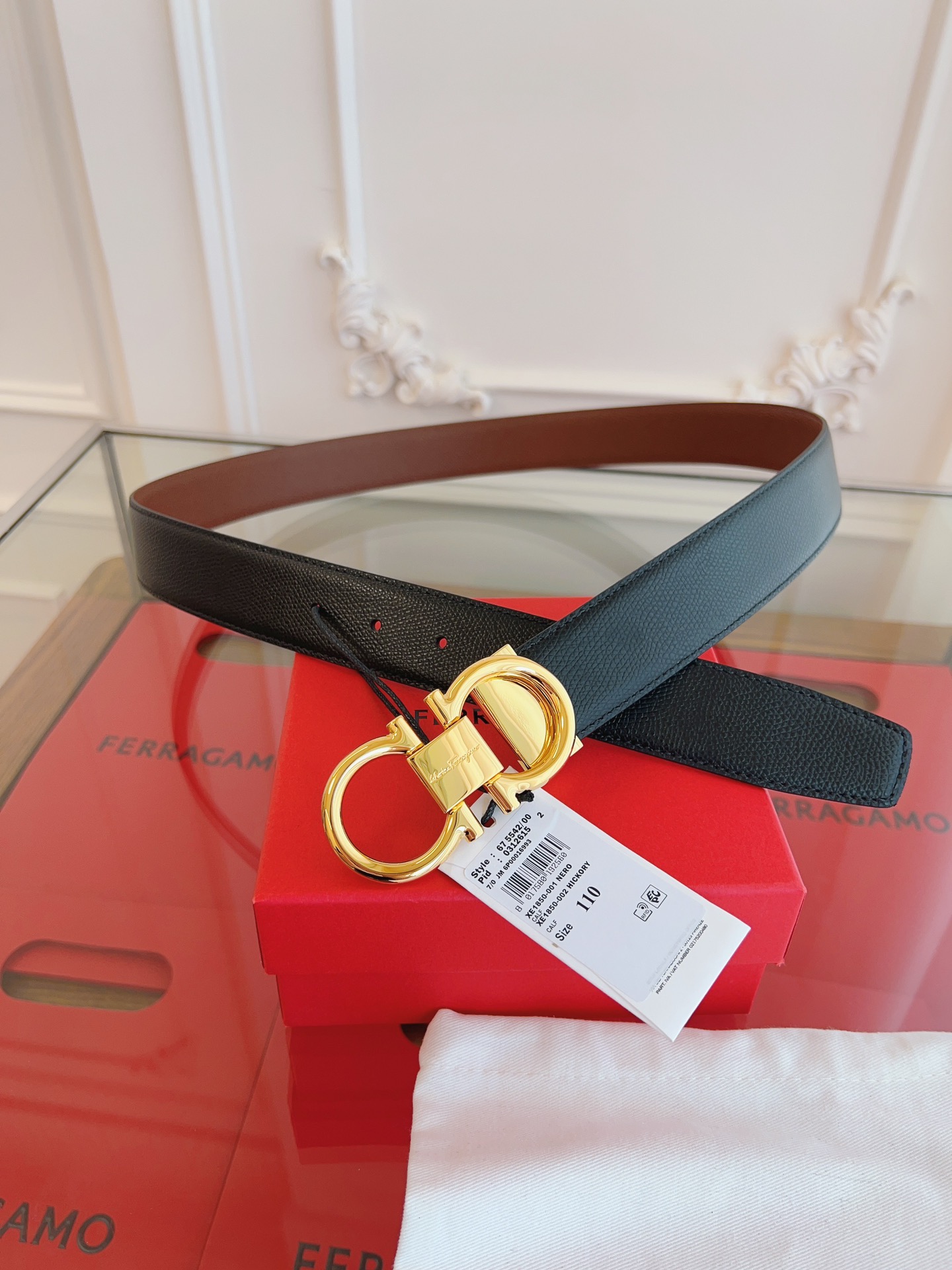 살바토레 페라가모 Salvatore Ferragamo 벨트 35mm