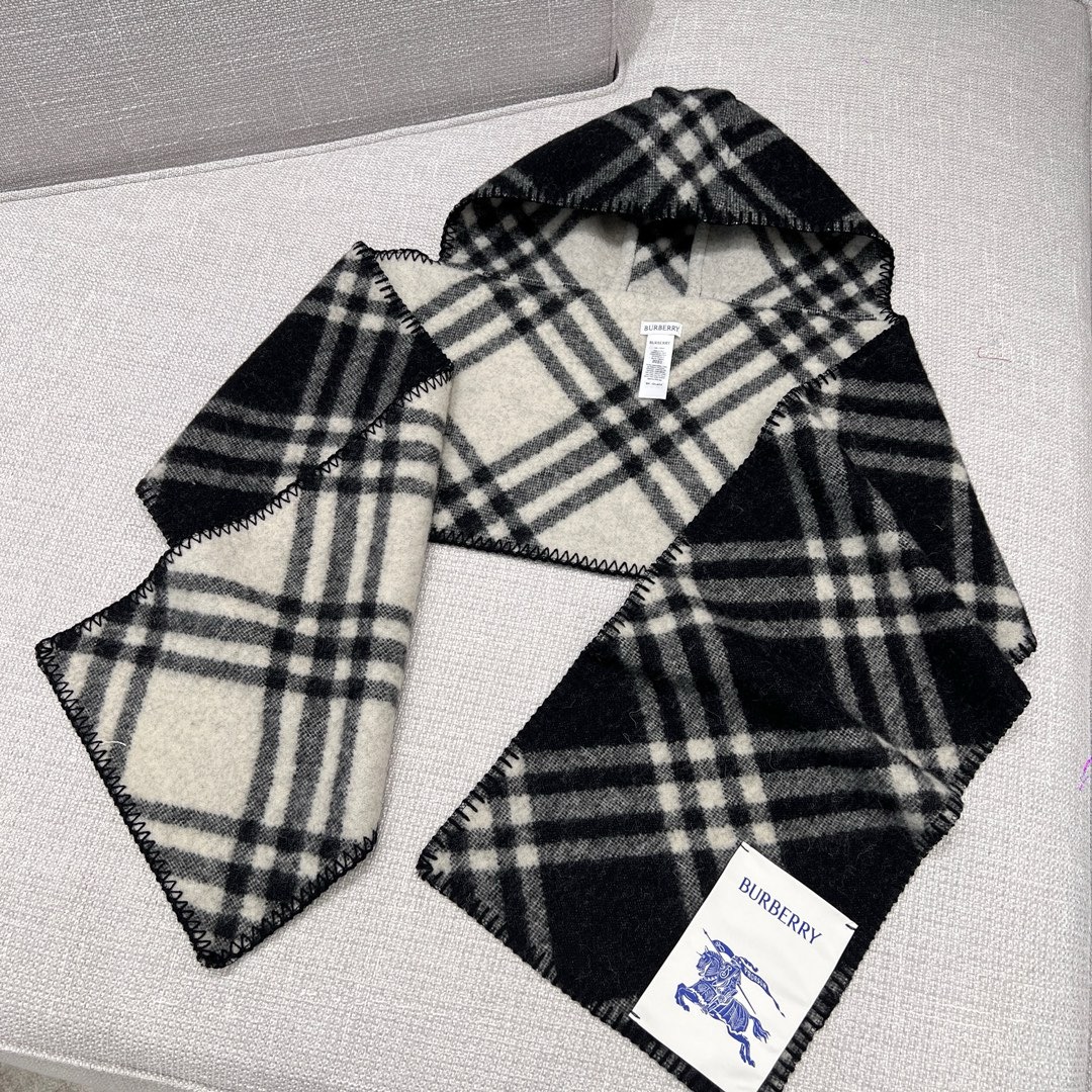 버버리 Burberry 캐시미어 케이프 195×30CM