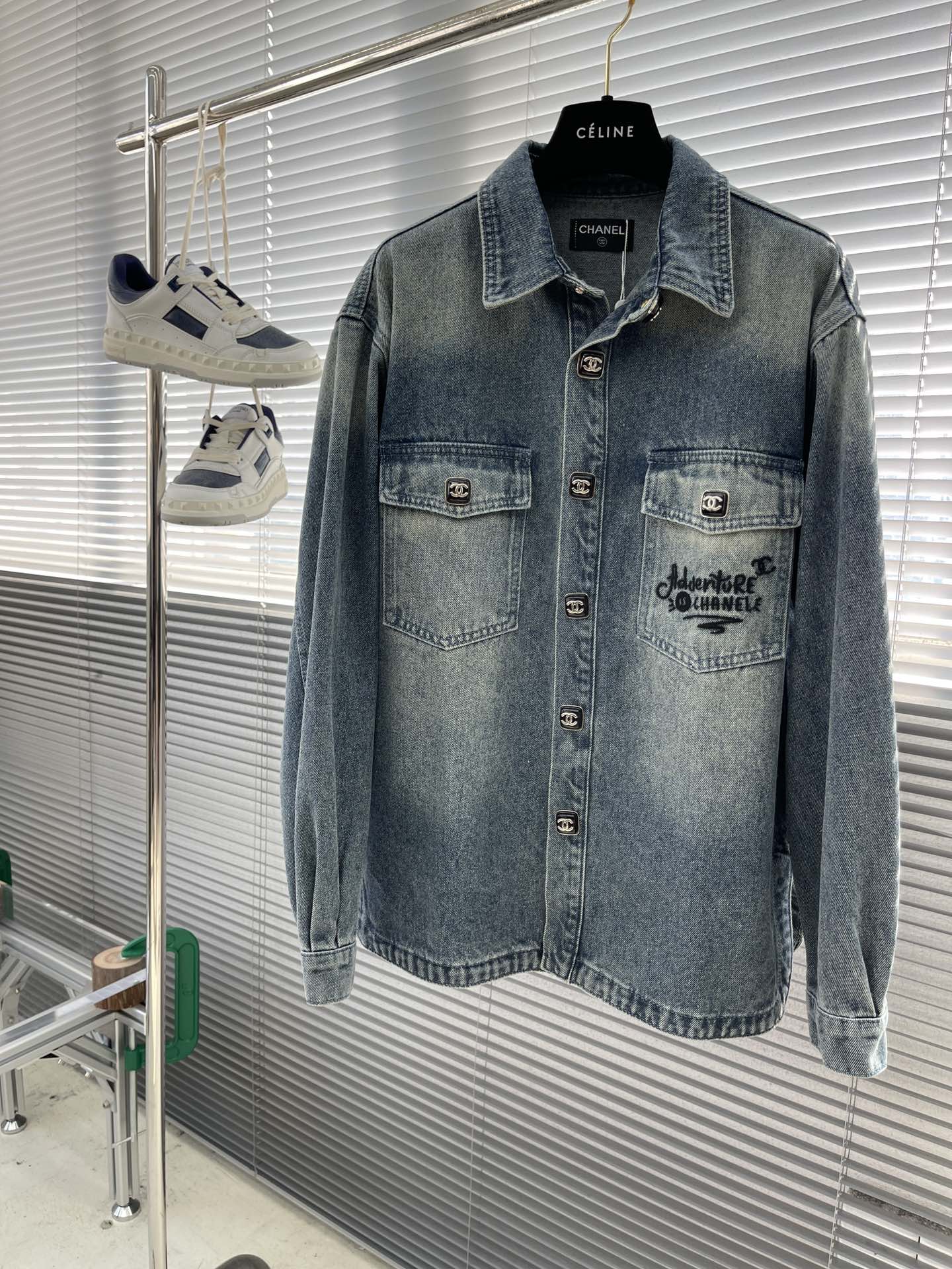 샤넬 CHANEL 데님자켓