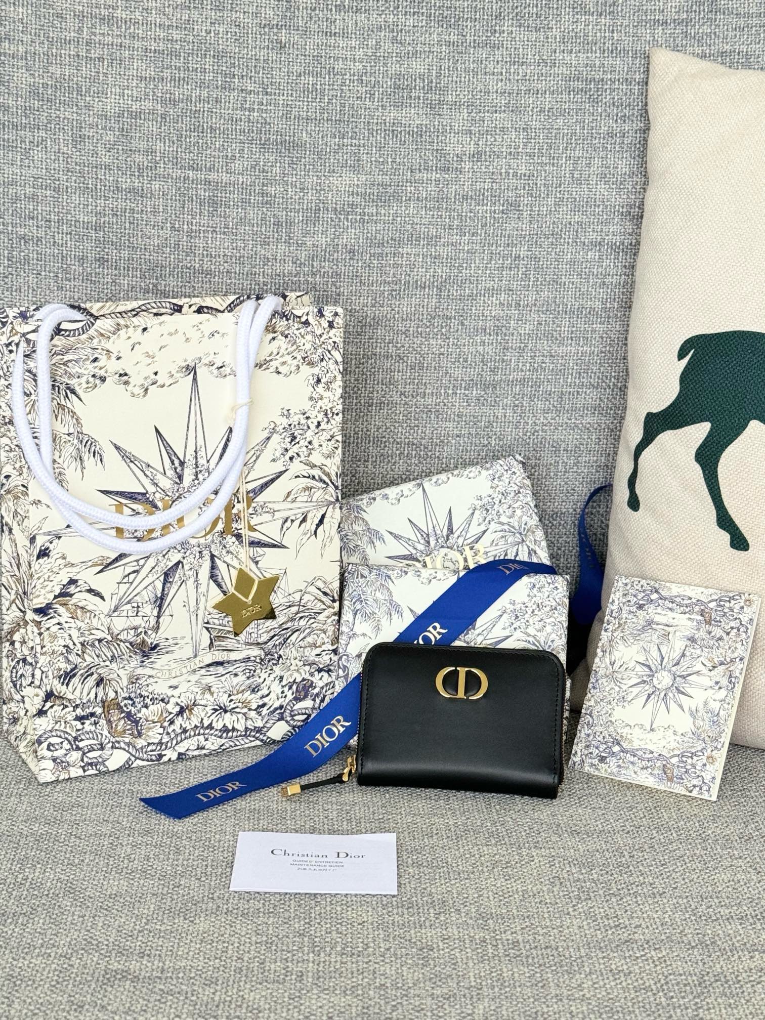 디올 Dior 30 Montaigne Voyageur S2155UTZQ 동전지갑 12CM