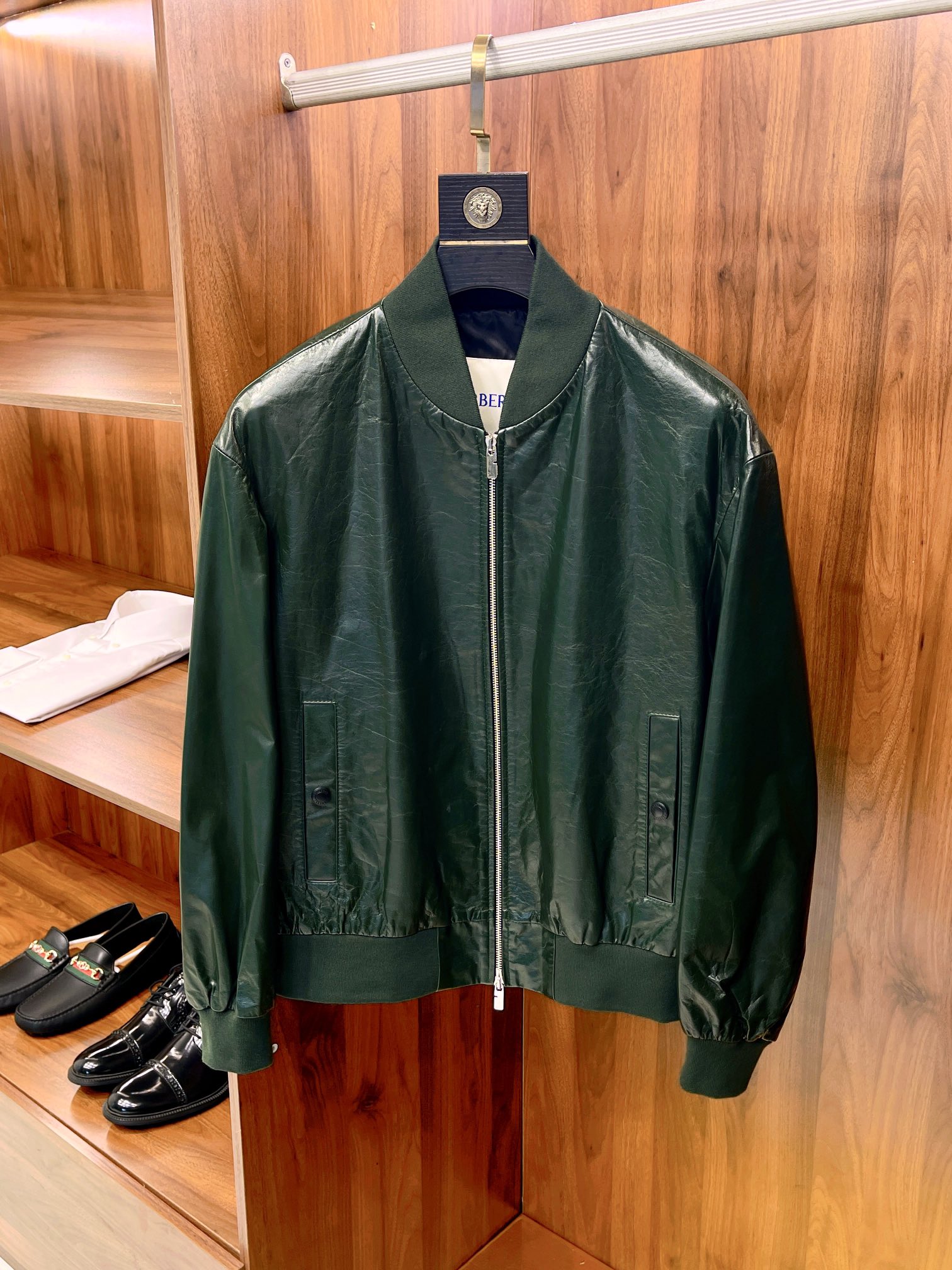 버버리 Burberry 레더 재킷