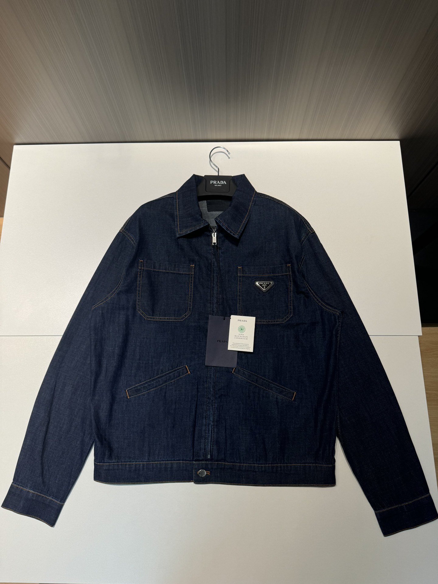 프라다 Prada 데님 재킷