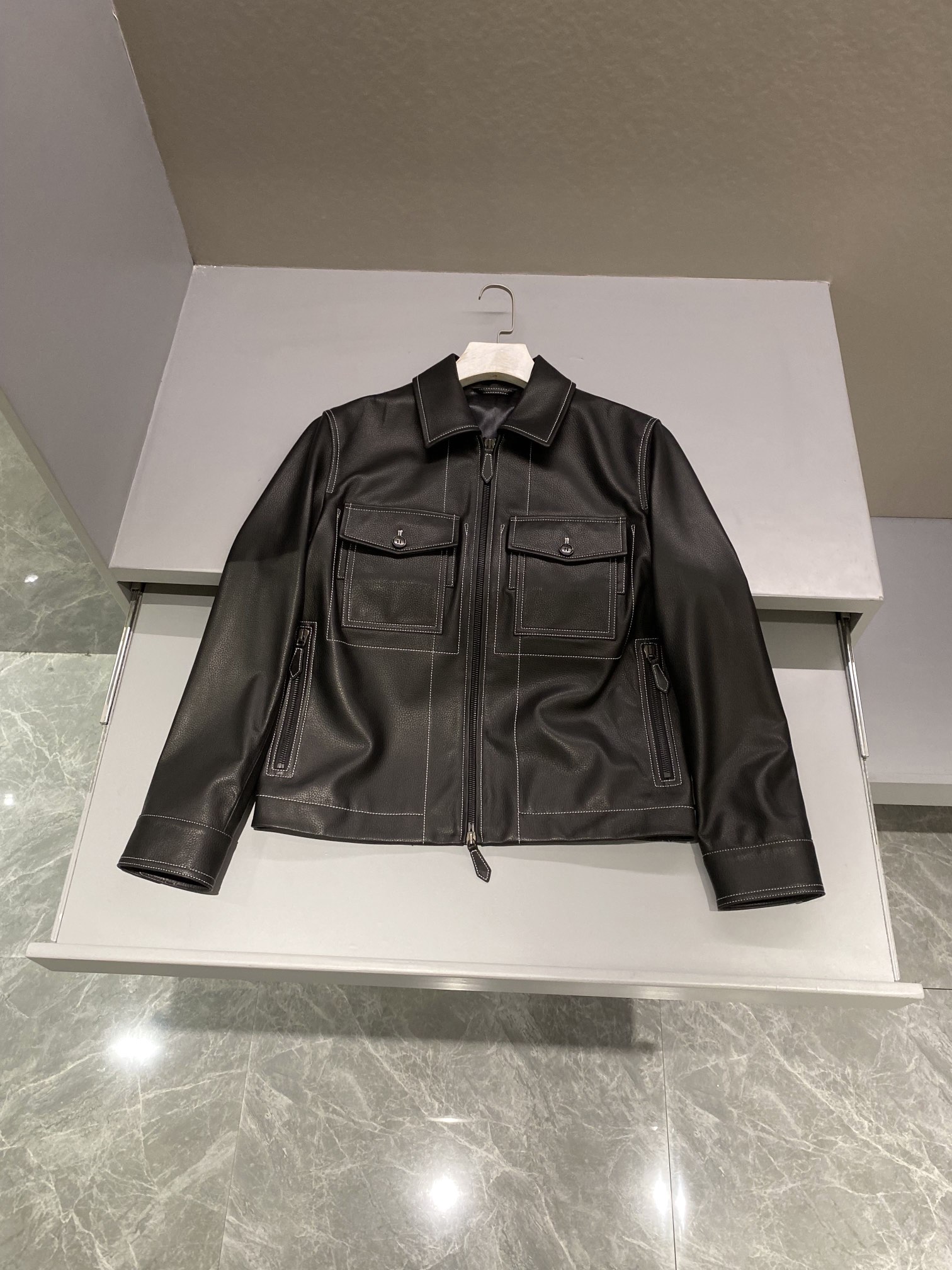 버버리 Burberry 레더 재킷