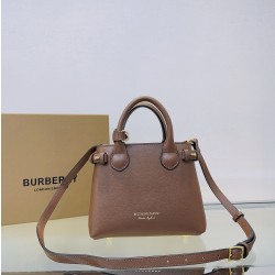 버버리 Burberry 7121 The Banner 탑 핸들백 22CM