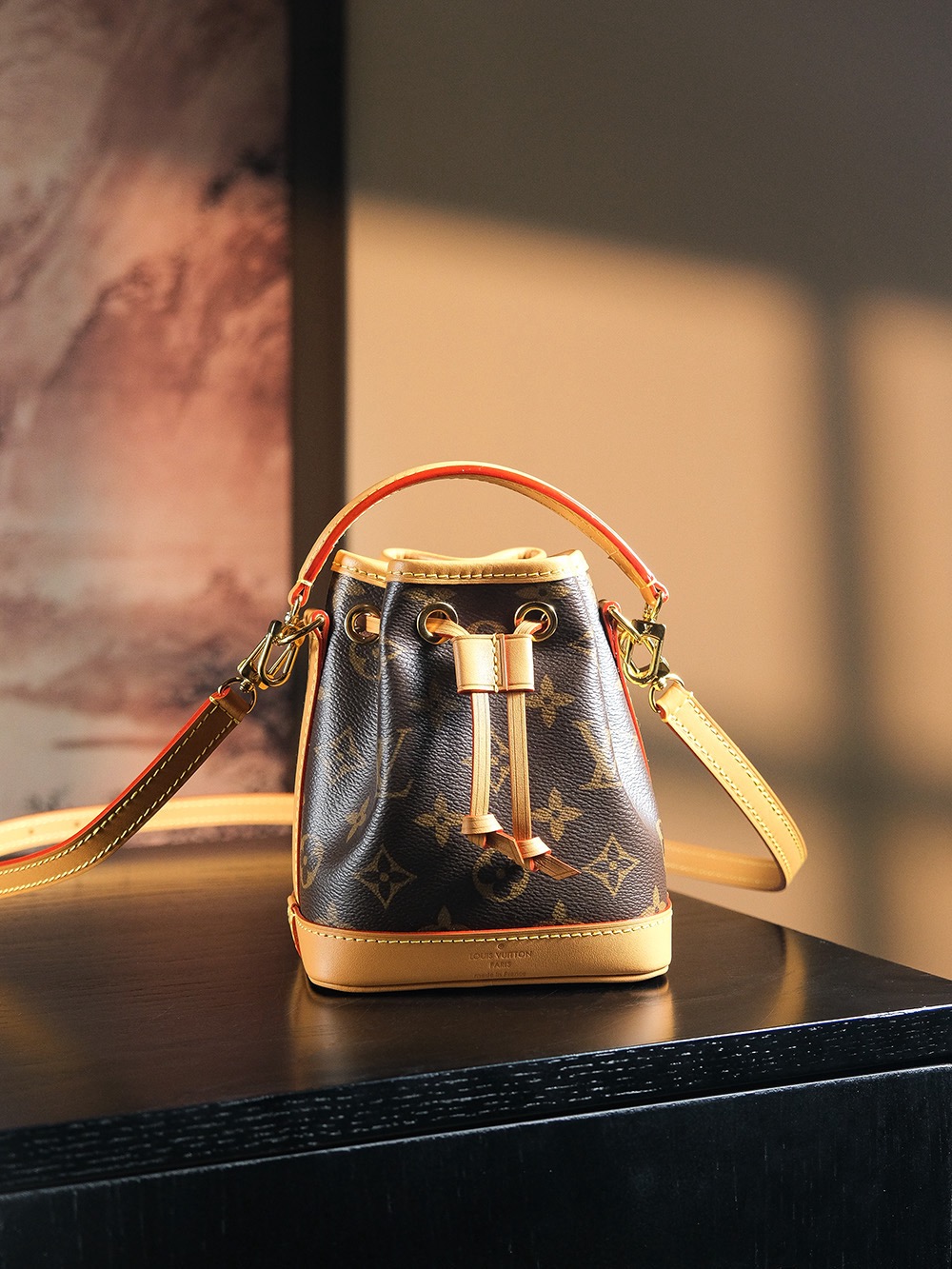 【GR】루이비통 Louis Vuitton M81266 Nano 나노 노에 모노그램 13CM