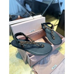 미우 미우 Miu Miu 슬리퍼
