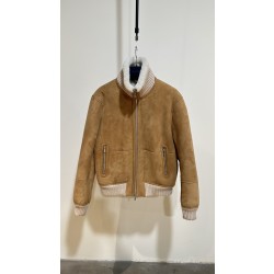 브루넬로 쿠치넬리 Brunello Cucineli 레더 재킷