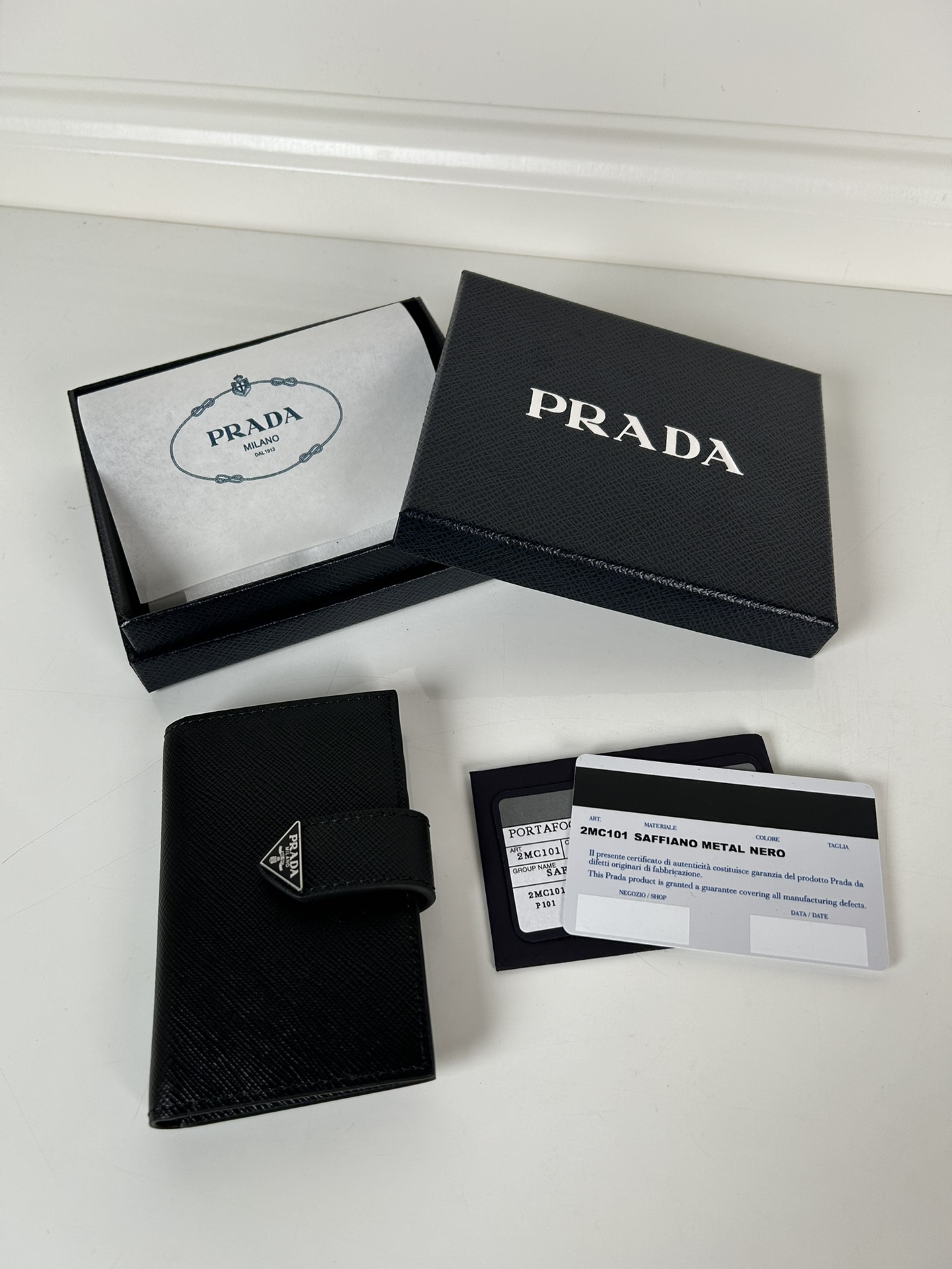 프라다 Prada 2MC101 카드 가방 11.2CM