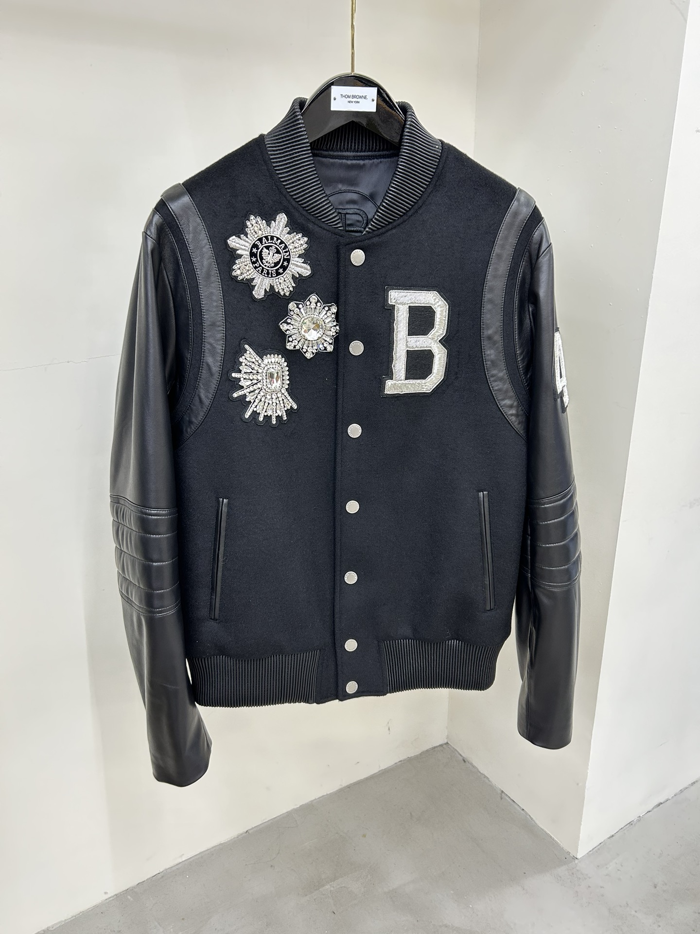 발망 Balmain 레더 재킷