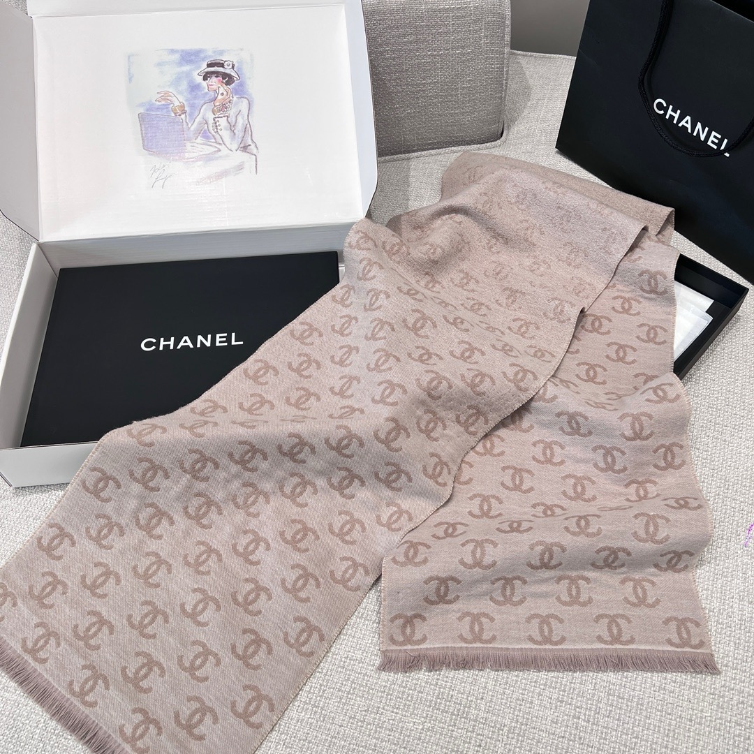 샤넬 CHANEL 스카프 185×35CM