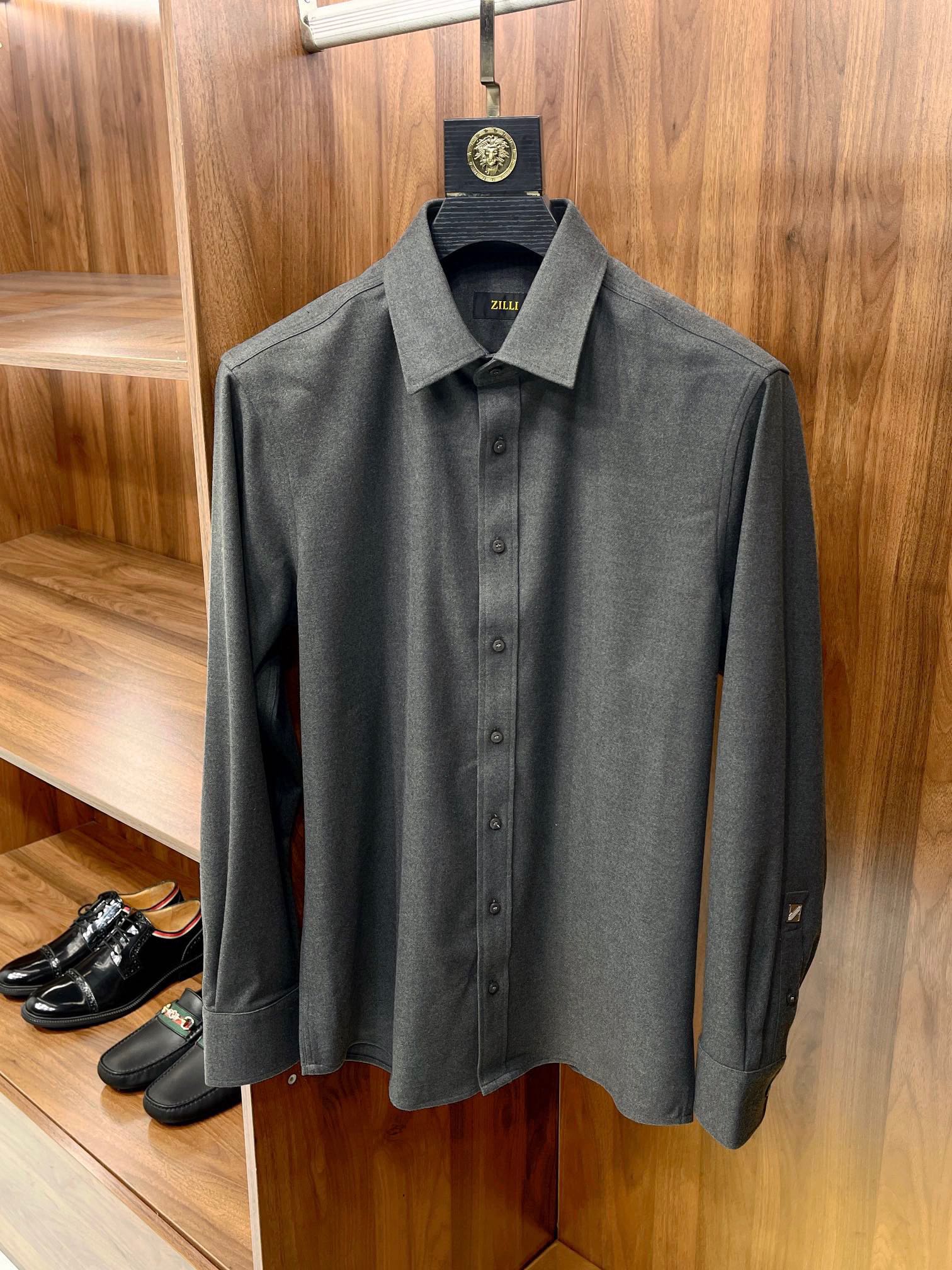 제냐 Zegna 긴팔 셔츠