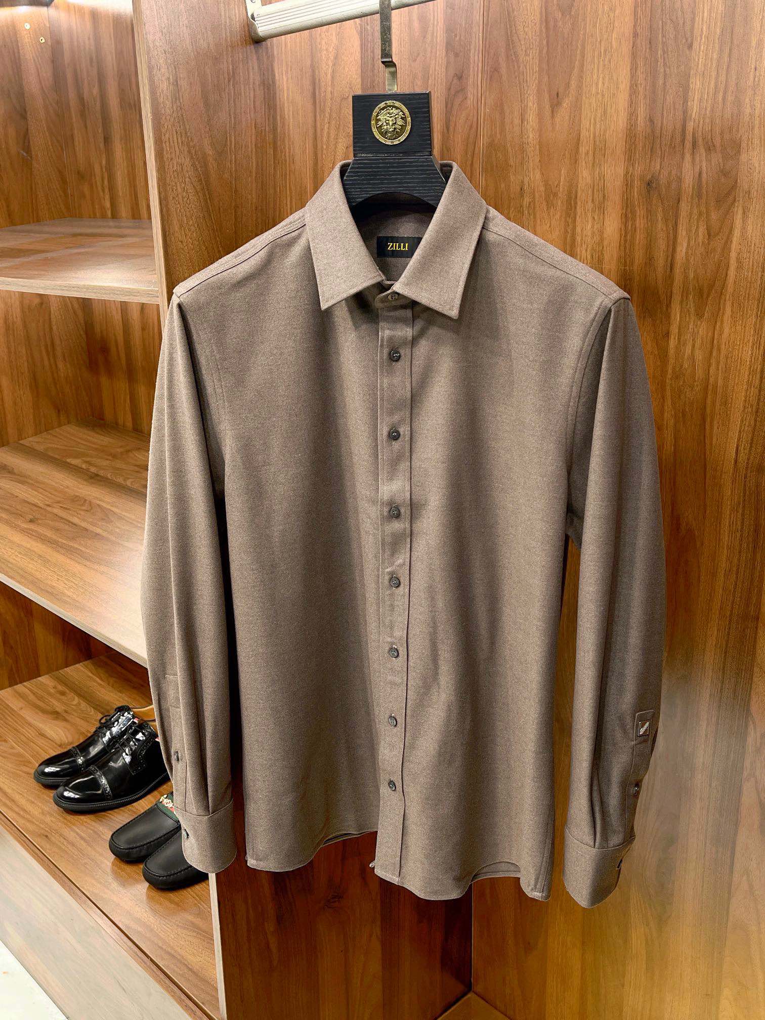 제냐 Zegna 긴팔 셔츠
