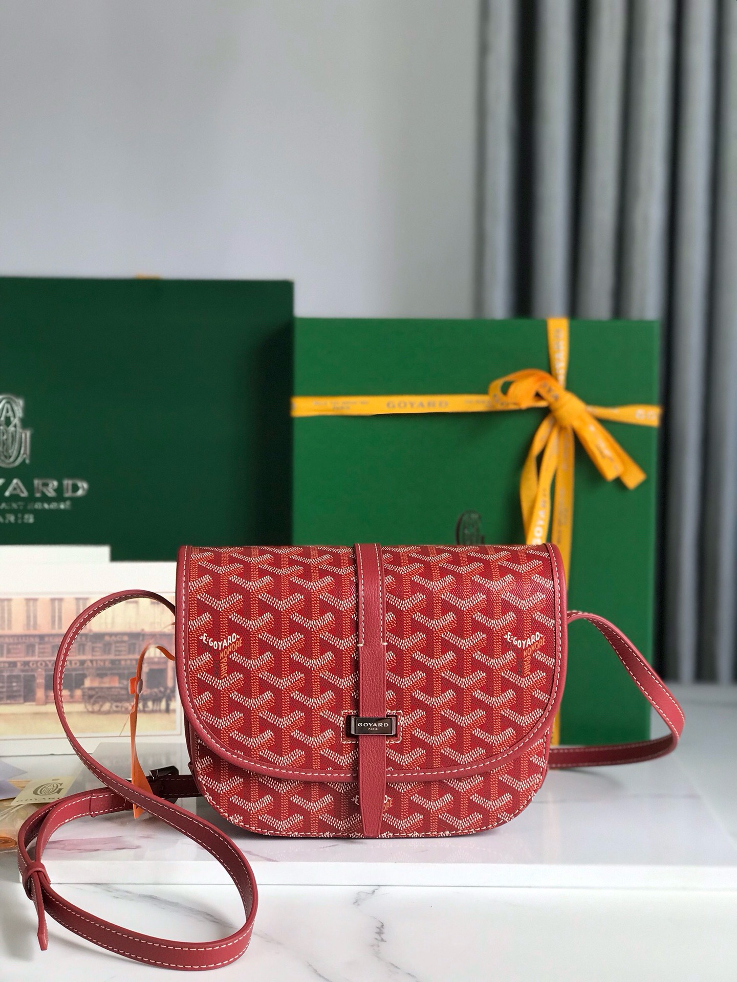 고야드 Goyard Belvedere 크로스 백 21CM