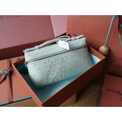 로로피아나 Loro Piana Extra Pocket L19 Ostrich leather