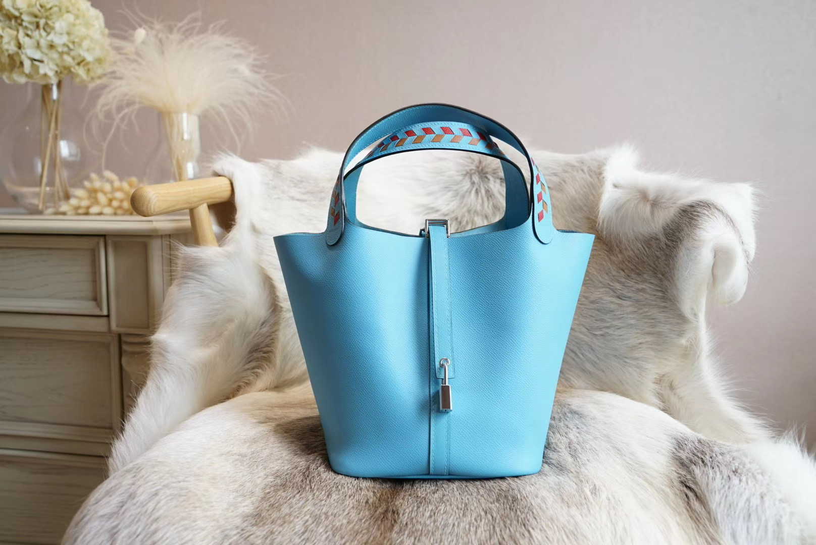 에르메스 Hermes Picotin Lock 22 Epsom