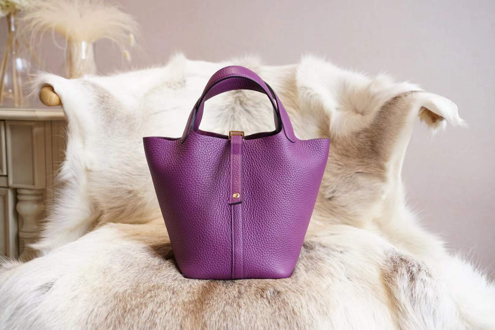 에르메스 Hermes Picotin Lock 18 clemence