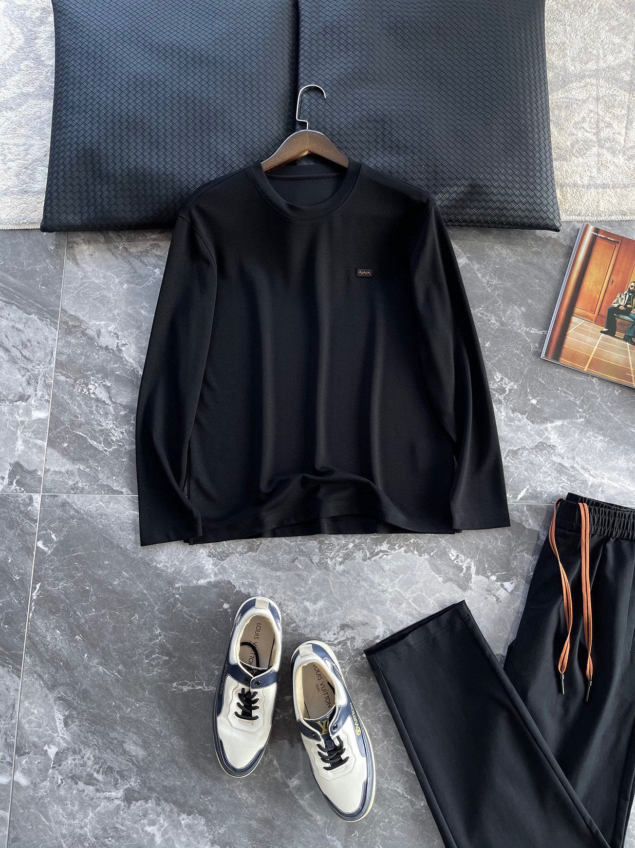 제냐 Zegna 긴팔 티셔츠