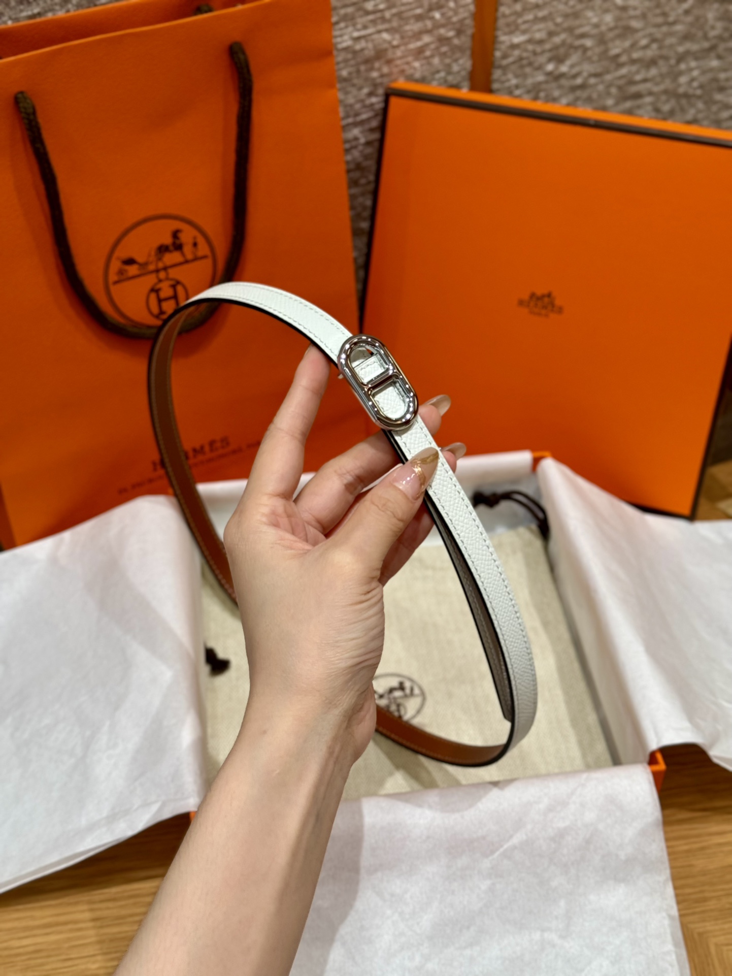 에르메스 Hermes Maillon 벨트 13mm