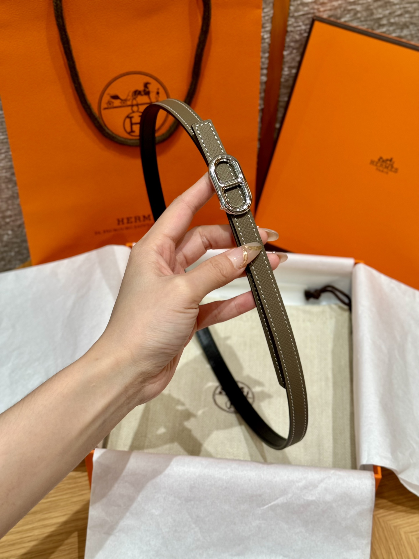 에르메스 Hermes Maillon 벨트 13mm