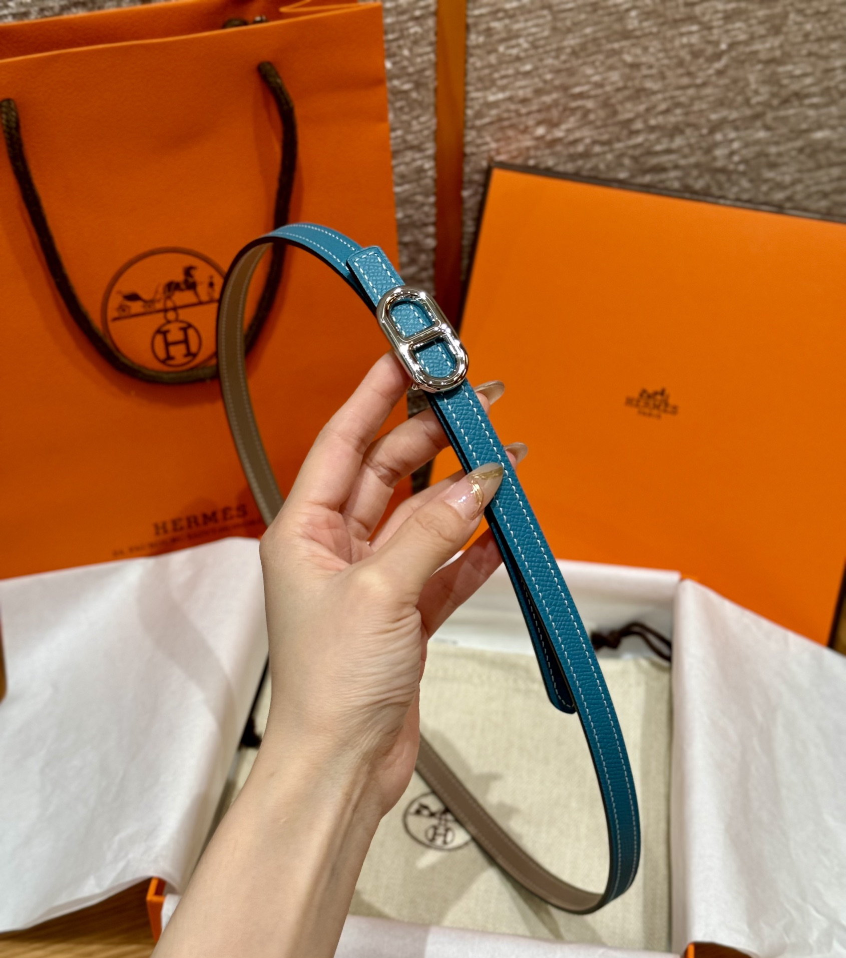 에르메스 Hermes Maillon 벨트 13mm