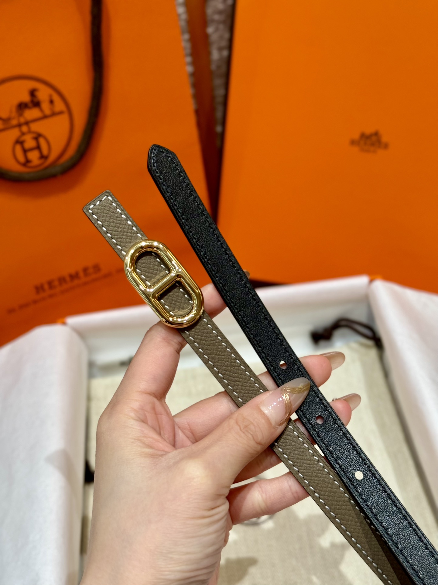에르메스 Hermes Maillon 벨트 13mm