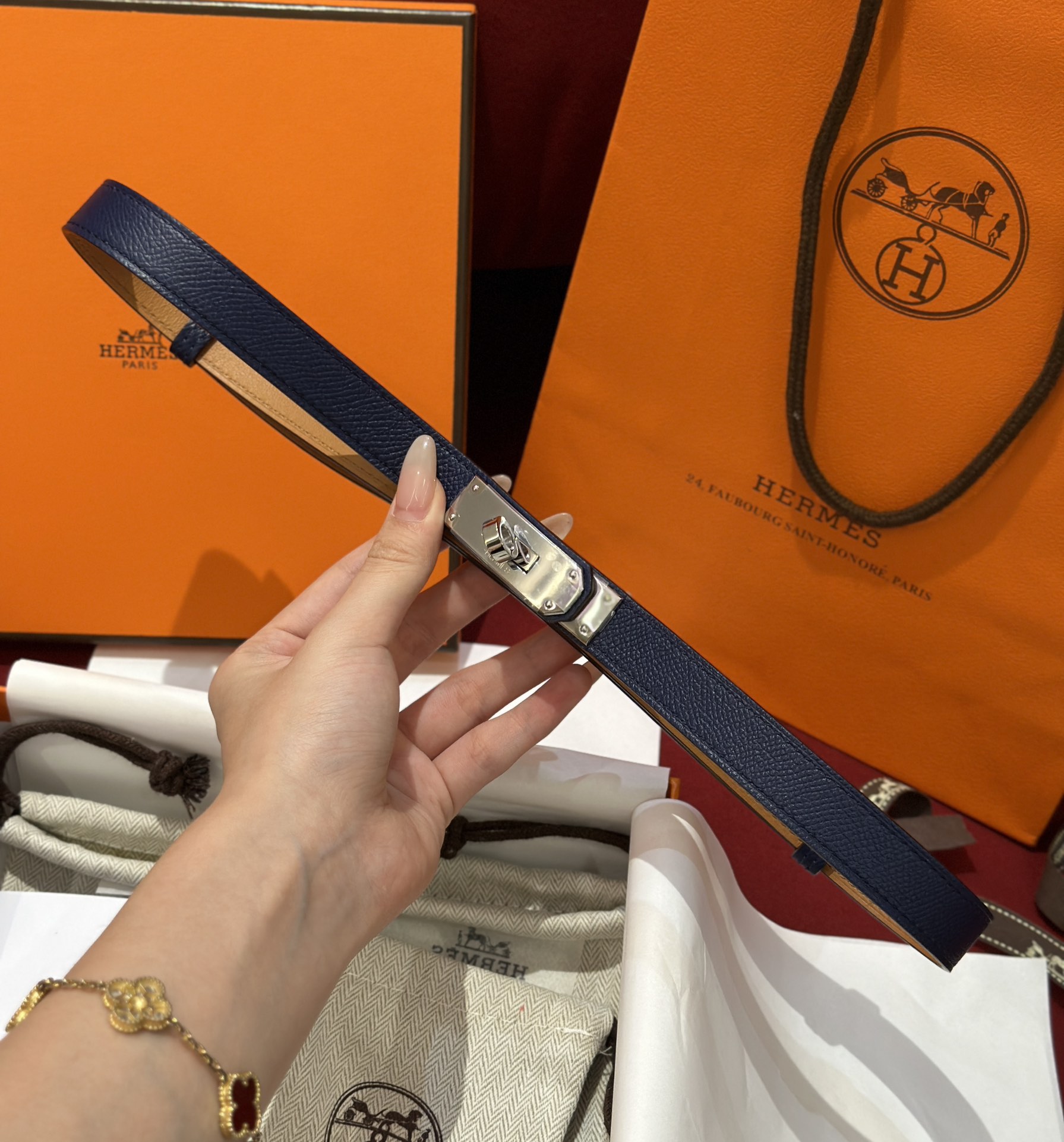 에르메스 Hermes Kelly 벨트 18mm