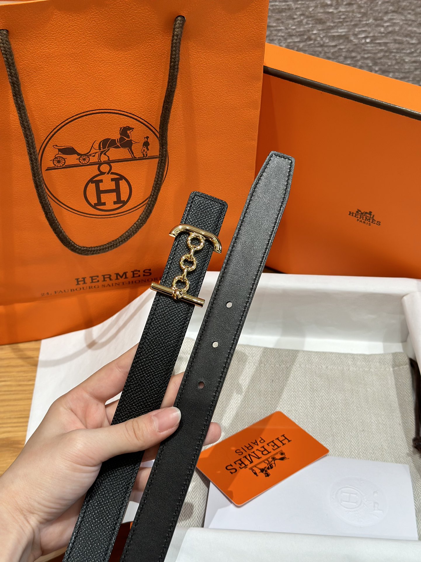에르메스 Hermes Ancre Marin 벨트 24mm