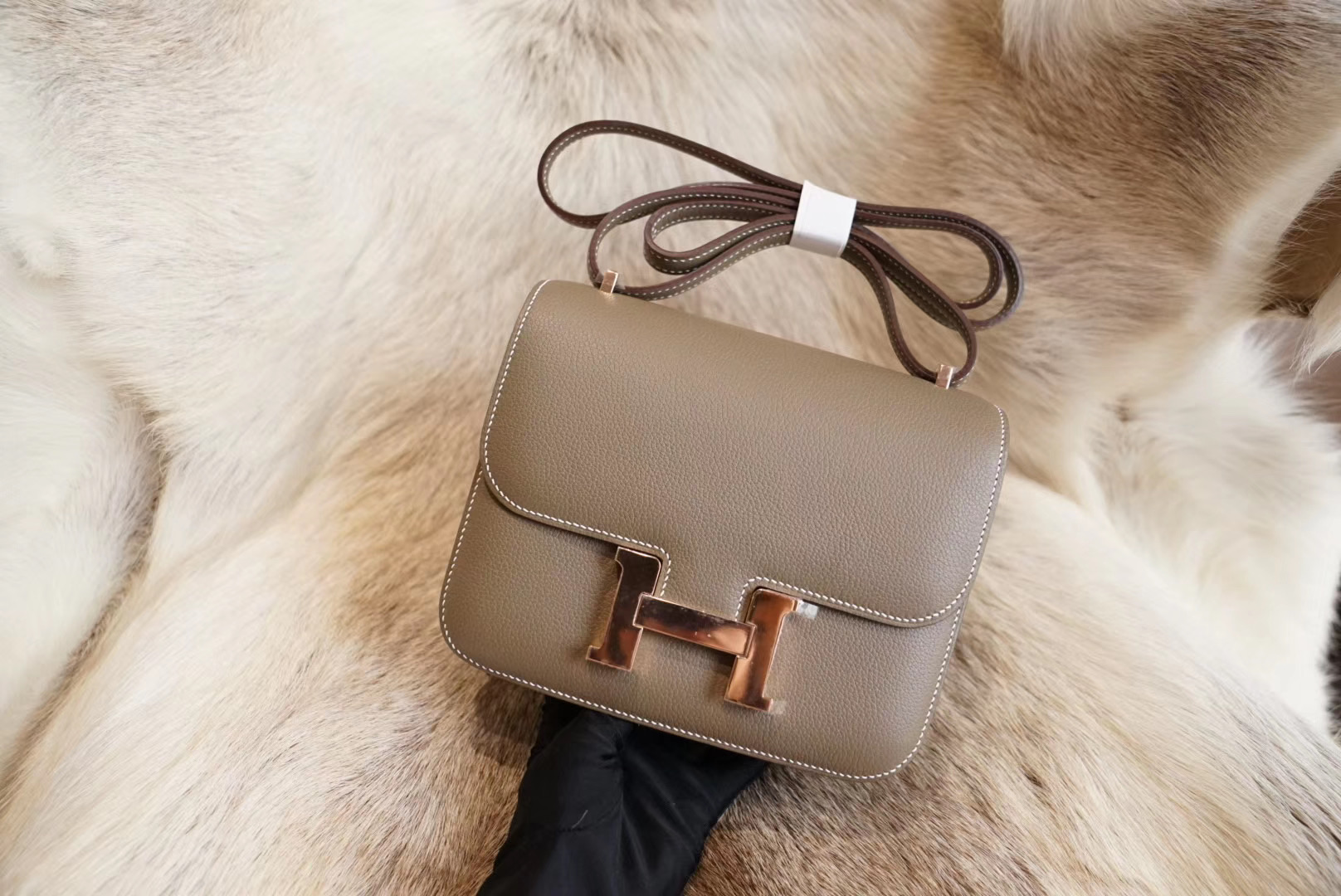 에르메스 Hermes Constance 19 evercolor