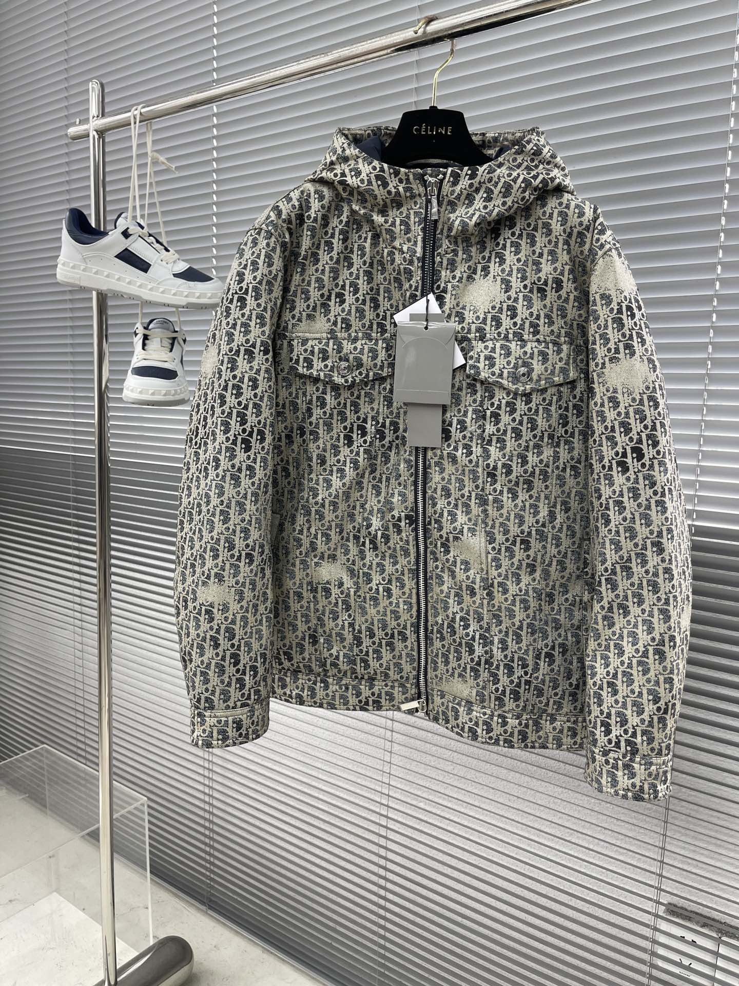 디올 DIOR 데님 패딩