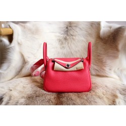 에르메스 Hermes Mini Lindy clemence