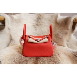 에르메스 Hermes Mini Lindy clemence