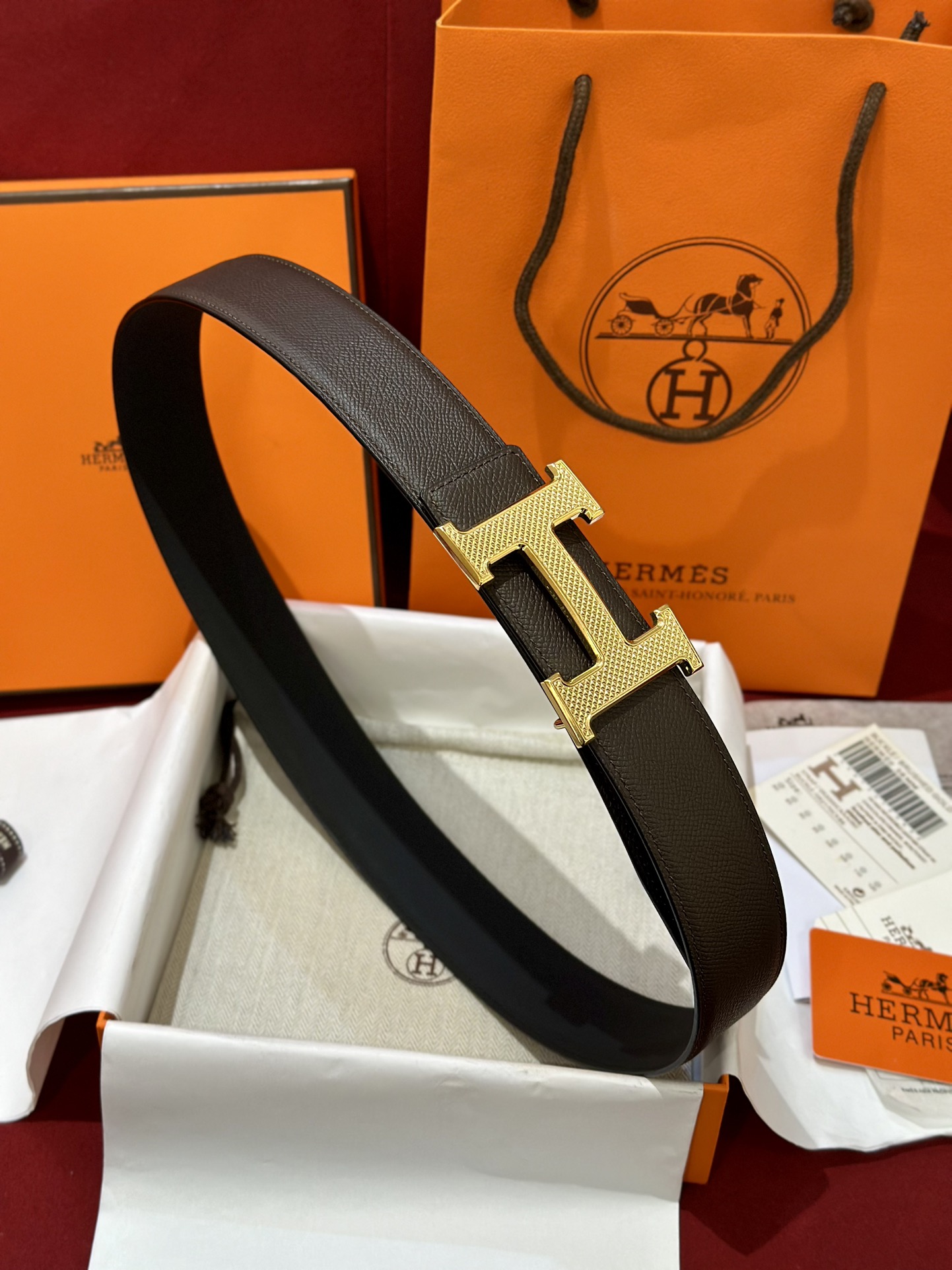 에르메스 Hermes Guillochee 벨트 32mm / 38mm