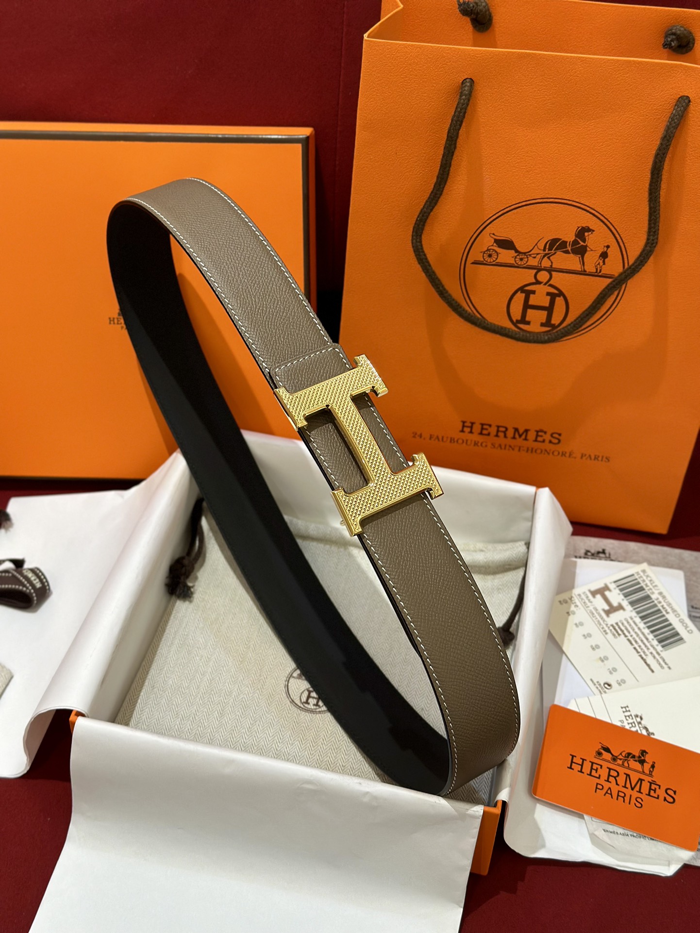 에르메스 Hermes Guillochee 벨트 32mm / 38mm