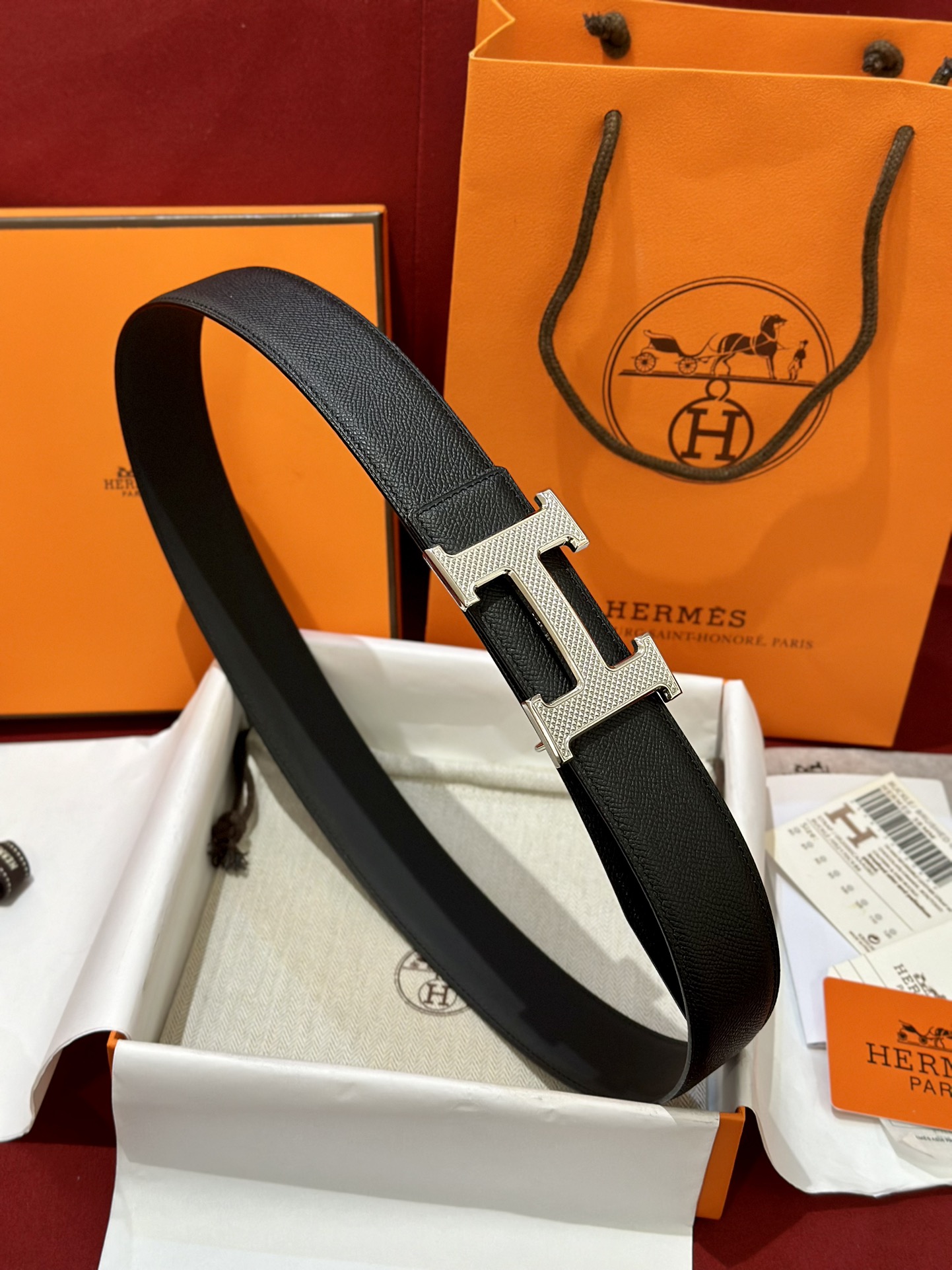 에르메스 Hermes Guillochee 벨트 32mm / 38mm