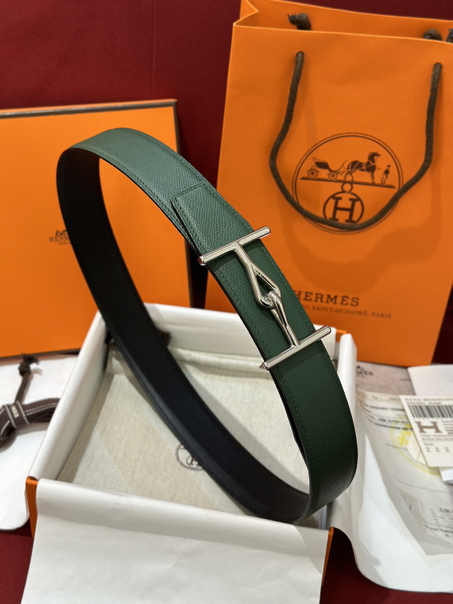 에르메스 Hermes Jumbo 벨트 32mm 38mm