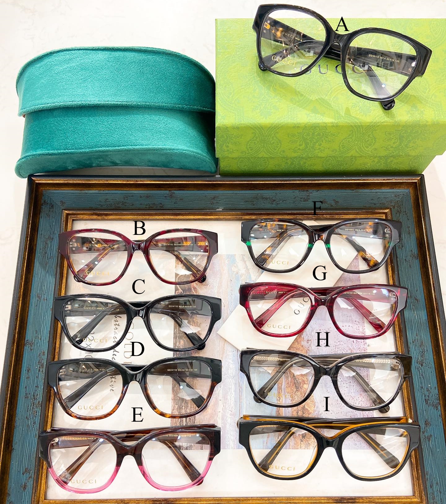 구찌 Gucci GG1411O 53口19-135