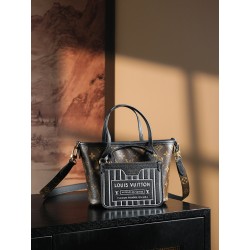 【GR】루이비통 Louis Vuitton M12099 Neverfull Bandouliere Inside Out BB Monogram Black