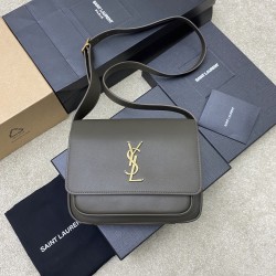 생로랑 Saint laurent/YSL 718556 Niki Satchel in Leather Light Musk 22cm