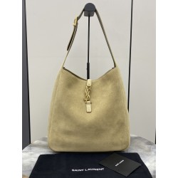 생로랑 Saint laurent/YSL 753837 Le 5 À 7 Soft Large In Suede Barley Green 30cm